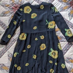 AKRIS Silk Sunflower Dress